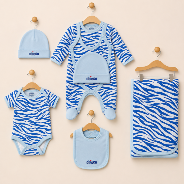 Chicco Zebra Print Baby Boys Starter Set