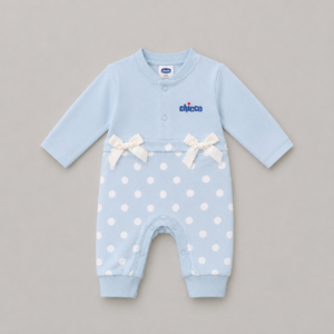 Chicco Baby Girl Sky Blue Romper