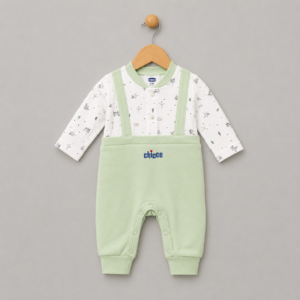 Chicco Baby Boy Green Romper