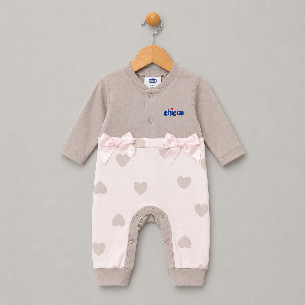 Chicco Baby Girls Heart Print Romper