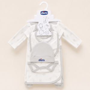 Chicco Bunny Print Baby Starter Set
