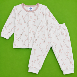 Chicco Pink Floral Pajama Suit